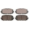 AD1628 by ADVICS - ADVICS Ultra-Premium Ceramic Brake Pads