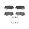 Advics AD1839 Disc Brake Pad Set ADVICS Ultra-Premium Ceramic Brake Pads