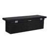 UWS EC10802 Truck Bed Rail-To-Rail Tool Box Gloss Black Aluminum 69" Deep Truck Tool Box, Low Profile (Heavy Packaging)