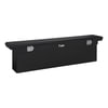 UWS EC10842 Truck Bed Rail-To-Rail Tool Box Gloss Black Aluminum 69" Deep Slim Truck Tool Box, Low Profile (Heavy Packaging)