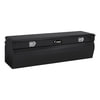 UWS TBC-42-W-BLK Truck Tool Box Gloss Black Aluminum 42" Wedge Utility Chest Box (LTL Shipping Only)