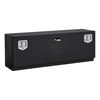 UWS TBTS-60-BLK Truck Bed Side Rail Tool Box Gloss Black Aluminum 60" Single-Door Topside Truck Tool Box (LTL Shipping Only)