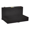 UWS TT-75-L-T-P-BLK Liquid Transfer Tank / Tool Box Unit Gloss Black 75-Gallon L-Shape Aluminum Transfer Tank