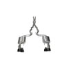 Corsa 14335BLK Exhaust System Kit 3.0in. Cat-Back Dual Rear Exit with Twin 4.0in. Black PVD Pro-Series Tips