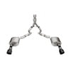 21270BLK by CORSA - 3.0' DUAL REAR EXIT XTREME CAT-BACK