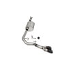 Corsa 21165BLK Exhaust System Kit 3.0in. Front of Tire Exit Catback Exhaust System with Twin 3.5in. Pro Series® Tips