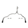 Corsa 21167BLK Exhaust System Kit 3.0in. Dual Rear Exit Catback Exhaust System with Flat Cut 4.0in. Dual Wall Tips