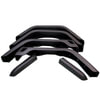Fairchild KD4032 Fender Flare Set Fender Flare - Front and Rear, RH and LH, with Side Extensions, for 1997-2006 Jeep Wrangler