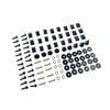 Fairchild KD4171 Fender Flare Set 101-PC Fender Flare Hardware Kit for 1997-2006 Jeep Wrangler TJ