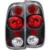 Anzo 211065 Tail Light Set Tail Light Assembly; Clear Lens; Black Housing; G2; Pair;