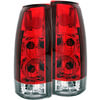 Anzo 211140 Tail Light Set Tail Light Assembly; Red/Clear Lens; G5; Pair;