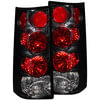 Anzo 211148 Tail Light Set Tail Light Assembly; Clear Lens; Black Housing; Pair;