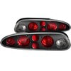 Anzo 221013 Tail Light Set Tail Light Assembly; Clear Lens; Black Housing; Pair;