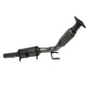 Davico 18424 Catalytic Converter Direct Fit Catalytic Converter - Center, 4 Bolt Flange, Slip Fit, 1 O2 Sensor, Gasket