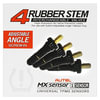 Autel 500010 Tire Pressure Monitoring System (TPMS) Sensor Valve Assembly Rubber Adjustable Angle Screw-in Valves (Pack of 4)