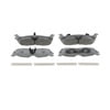 Wagner MX711 Disc Brake Pad Set Wagner Brake ThermoQuiet MX711 Semi-Metallic Disc Brake Pad Set