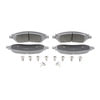 Wagner MX1068 Disc Brake Pad Set Wagner Brake ThermoQuiet MX1068 Semi-Metallic Disc Brake Pad Set