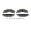 Wagner MX1328 Disc Brake Pad Set Wagner Brake ThermoQuiet MX1328 Semi-Metallic Disc Brake Pad Set