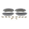 Wagner MX1333A Disc Brake Pad Set Wagner Brake ThermoQuiet MX1333A Semi-Metallic Disc Brake Pad Set