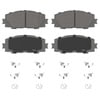 Wagner PD1184 Disc Brake Pad Set Wagner Brake ThermoQuiet PD1184 Ceramic Disc Brake Pad Set