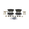 Wagner ZD536 Disc Brake Pad Set QuickStop Ceramic Disc Brake Pad Set