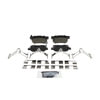 Wagner ZD537 Disc Brake Pad Set Disc Brake Pad Set - Rear, Ceramic, with HDWR