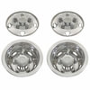 United Pacific 20102 Wheel Cover Set Wheel Cover Set - 16", Stainless Steel, for 1990-2016 Toyota Coaster/Hino Liesse