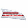 United Pacific 41536 Grille Air Intake Grille Air Intake - RH, LED, Red LED/Red Lens, for 2007+ Kenworth T660