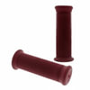 United Pacific 52001B Handlebar Grip Set Handlebar Grip Set - Bulk, Red, Rubber, for Motorcycle, 1" or 1-1/8", Old School