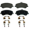 Wagner MX1406 Disc Brake Pad Set Wagner Brake ThermoQuiet MX1406 Semi-Metallic Disc Brake Pad Set