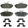 Wagner MX1562 Disc Brake Pad Set Wagner Brake ThermoQuiet MX1562 Semi-Metallic Disc Brake Pad Set