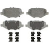 Wagner MX1612 Disc Brake Pad Set Wagner Brake ThermoQuiet MX1612 Semi-Metallic Disc Brake Pad Set