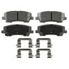 Wagner MX1810 Disc Brake Pad Set Wagner Brake ThermoQuiet MX1810 Semi-Metallic Disc Brake Pad Set