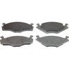 Wagner MX280A Disc Brake Pad Set Wagner Brake ThermoQuiet MX280A Semi-Metallic Disc Brake Pad Set