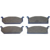 Wagner MX296 Disc Brake Pad Set Wagner Brake ThermoQuiet MX296 Semi-Metallic Disc Brake Pad Set