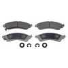 Wagner MX412 Disc Brake Pad Set Wagner Brake ThermoQuiet MX412 Semi-Metallic Disc Brake Pad Set