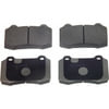 Wagner MX592 Disc Brake Pad Set Wagner Brake ThermoQuiet MX592 Semi-Metallic Disc Brake Pad Set