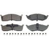 Wagner MX642 Disc Brake Pad Set Wagner Brake ThermoQuiet MX642 Semi-Metallic Disc Brake Pad Set