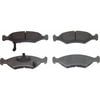 Wagner MX649 Disc Brake Pad Set Wagner Brake ThermoQuiet MX649 Semi-Metallic Disc Brake Pad Set