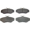 Wagner MX676 Disc Brake Pad Set Wagner Brake ThermoQuiet MX676 Semi-Metallic Disc Brake Pad Set