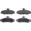 Wagner MX724 Disc Brake Pad Set Wagner Brake ThermoQuiet MX724 Semi-Metallic Disc Brake Pad Set