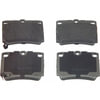 Wagner MX733 Disc Brake Pad Set Wagner Brake ThermoQuiet MX733 Semi-Metallic Disc Brake Pad Set