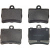 Wagner MX739 Disc Brake Pad Set Wagner Brake ThermoQuiet MX739 Semi-Metallic Disc Brake Pad Set