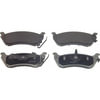 Wagner MX761 Disc Brake Pad Set Wagner Brake ThermoQuiet MX761 Semi-Metallic Disc Brake Pad Set