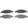 Wagner MX804 Disc Brake Pad Set Wagner Brake ThermoQuiet MX804 Semi-Metallic Disc Brake Pad Set