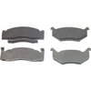 Wagner MX84 Disc Brake Pad Set Wagner Brake ThermoQuiet MX84 Semi-Metallic Disc Brake Pad Set