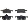 Wagner MX935 Disc Brake Pad Set Wagner Brake ThermoQuiet MX935 Semi-Metallic Disc Brake Pad Set