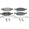 Wagner MX942 Disc Brake Pad Set Wagner Brake ThermoQuiet MX942 Semi-Metallic Disc Brake Pad Set
