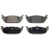 Wagner MX952 Disc Brake Pad Set Wagner Brake ThermoQuiet MX952 Semi-Metallic Disc Brake Pad Set