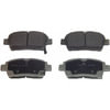 Wagner MX990 Disc Brake Pad Set Wagner Brake ThermoQuiet MX990 Semi-Metallic Disc Brake Pad Set